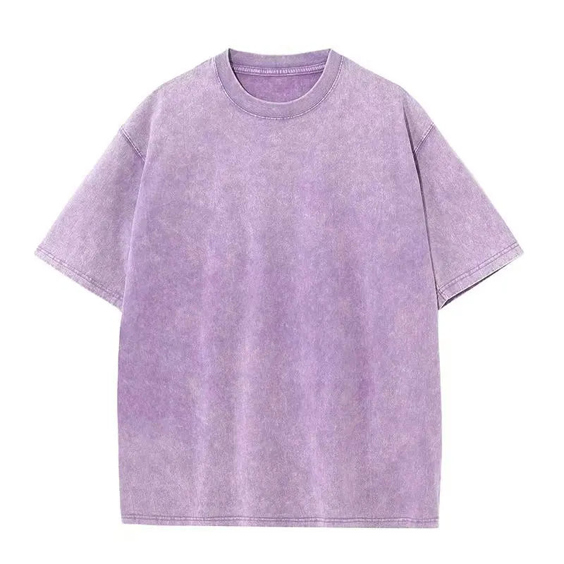 image color Color Heavyweight Washed Cotton Oversized T-Shirt