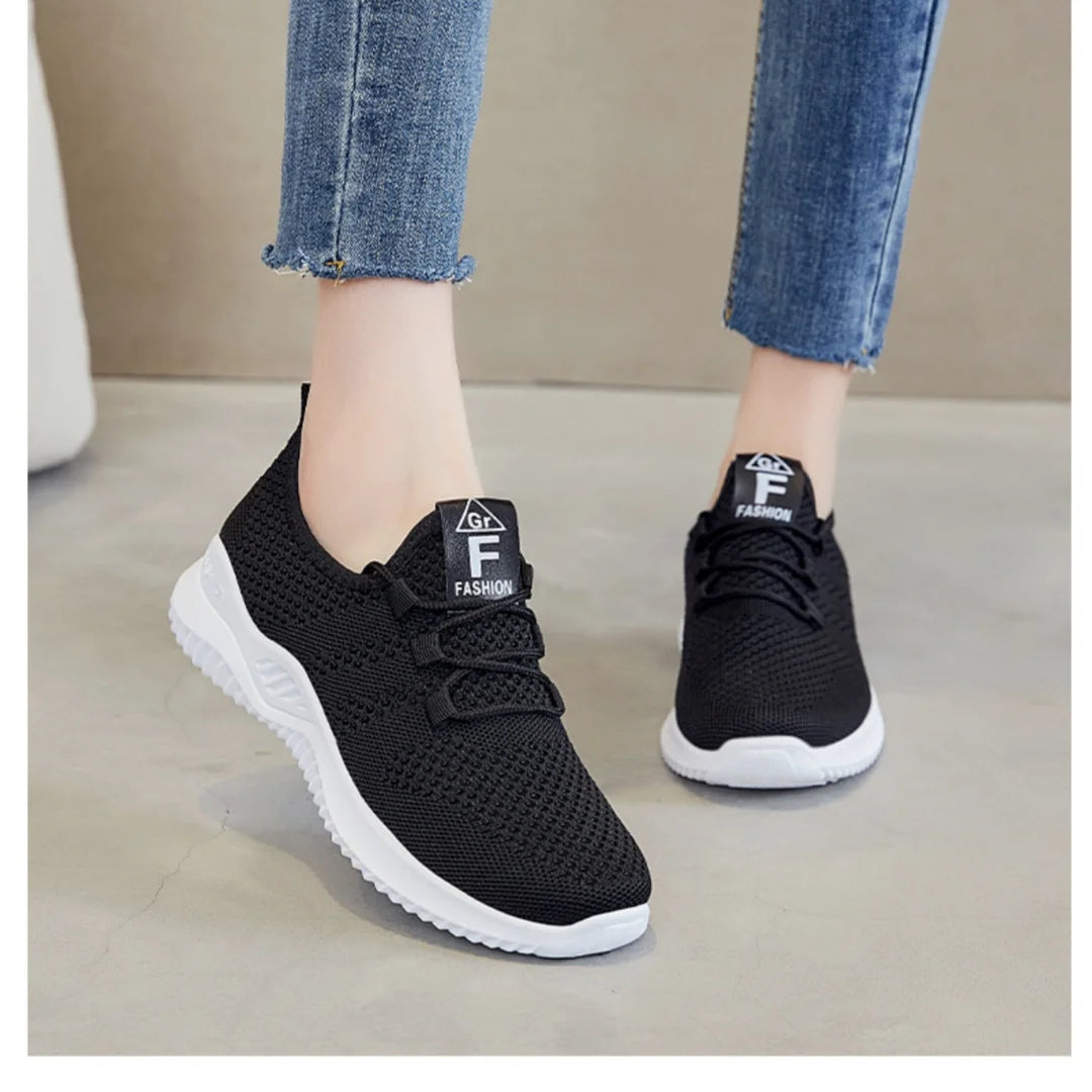 Women’s Mesh Walking Sneakers – Breathable Soft Sole