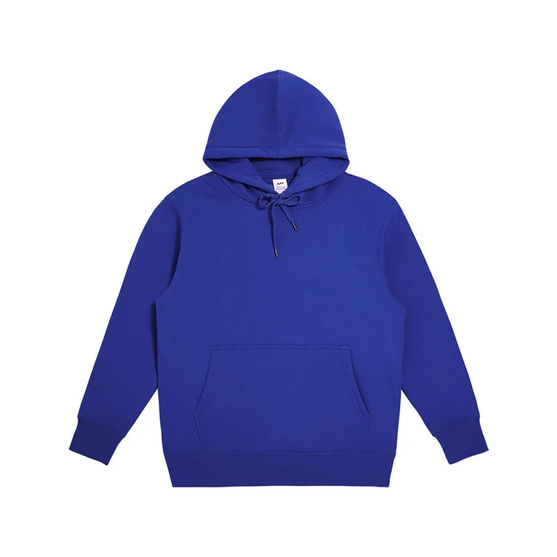 blue Color Men's Fleece Hoodie Sweatshirt And Jogger Tracksuit Set