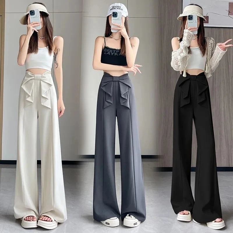 Women’s High Waist Wide-Leg Office Trousers