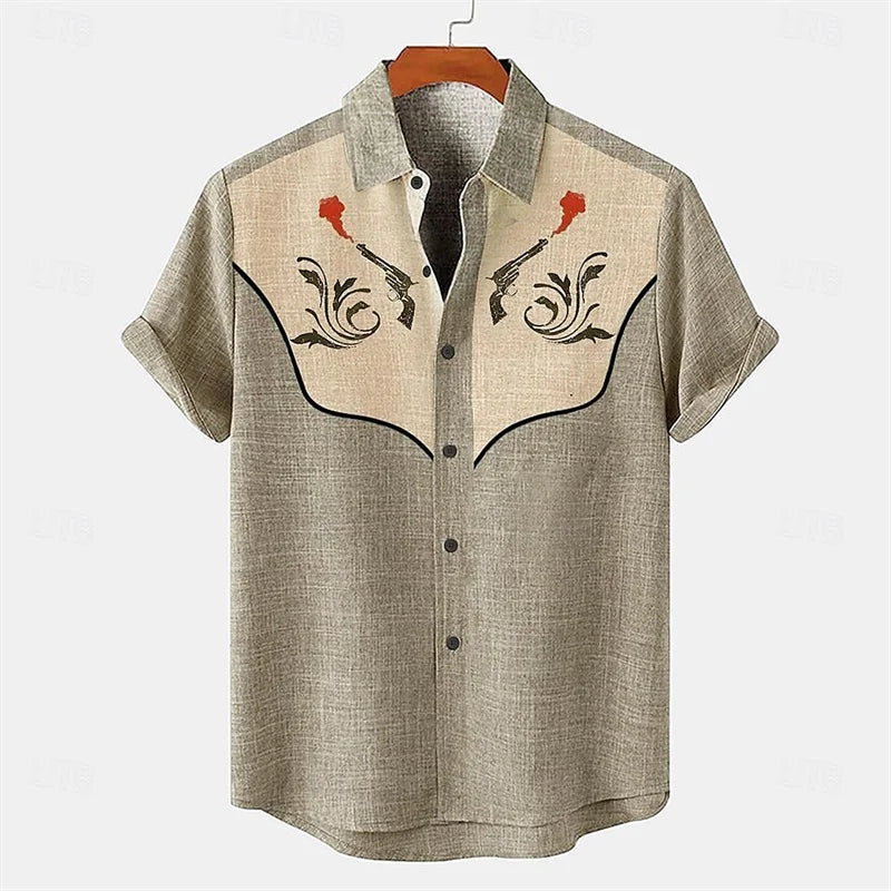 Men's Short Sleeve Casual Shirt – Lightweight Knit