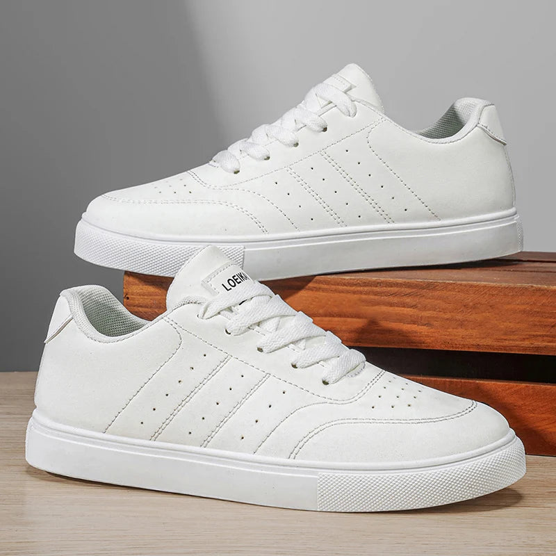 Men's Minimalist Casual Sneakers – Breathable Skate Shoes