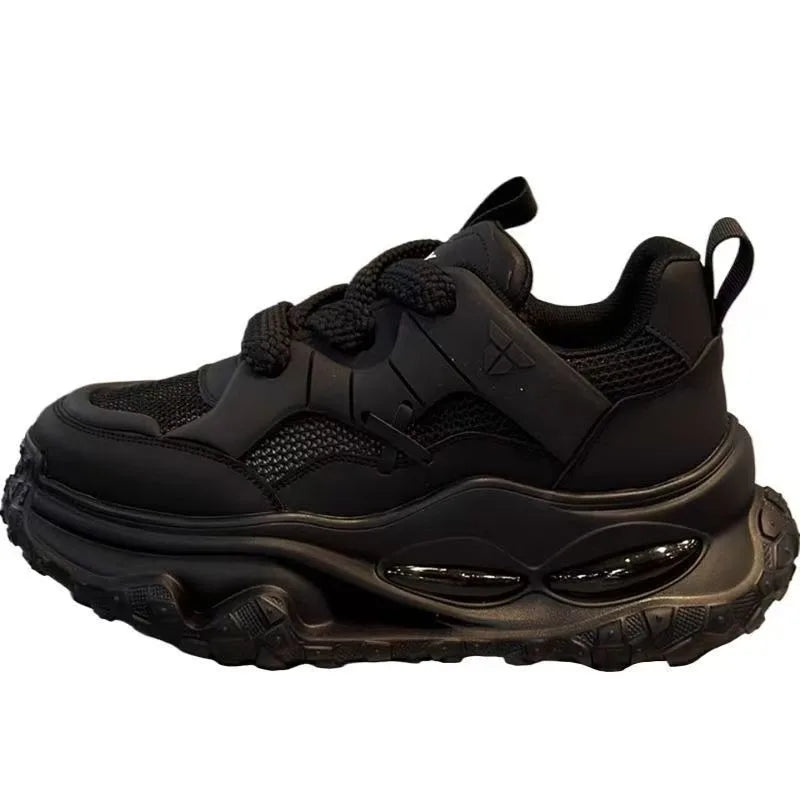 Men’s Mesh Casual Sneakers – Breathable Thick Sole Comfort
