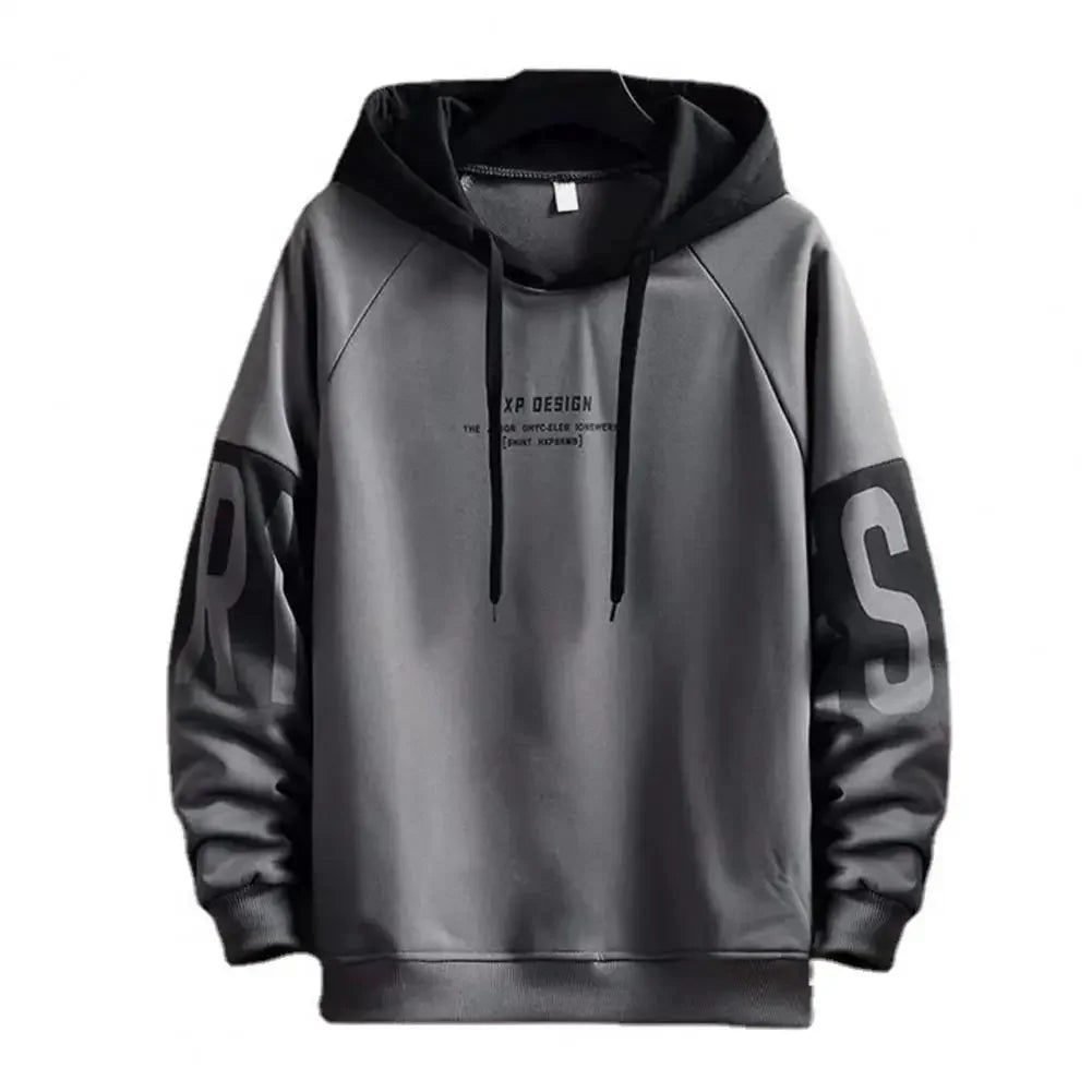 Men’s Hooded Pullover Sweatshirt With Plush Lining