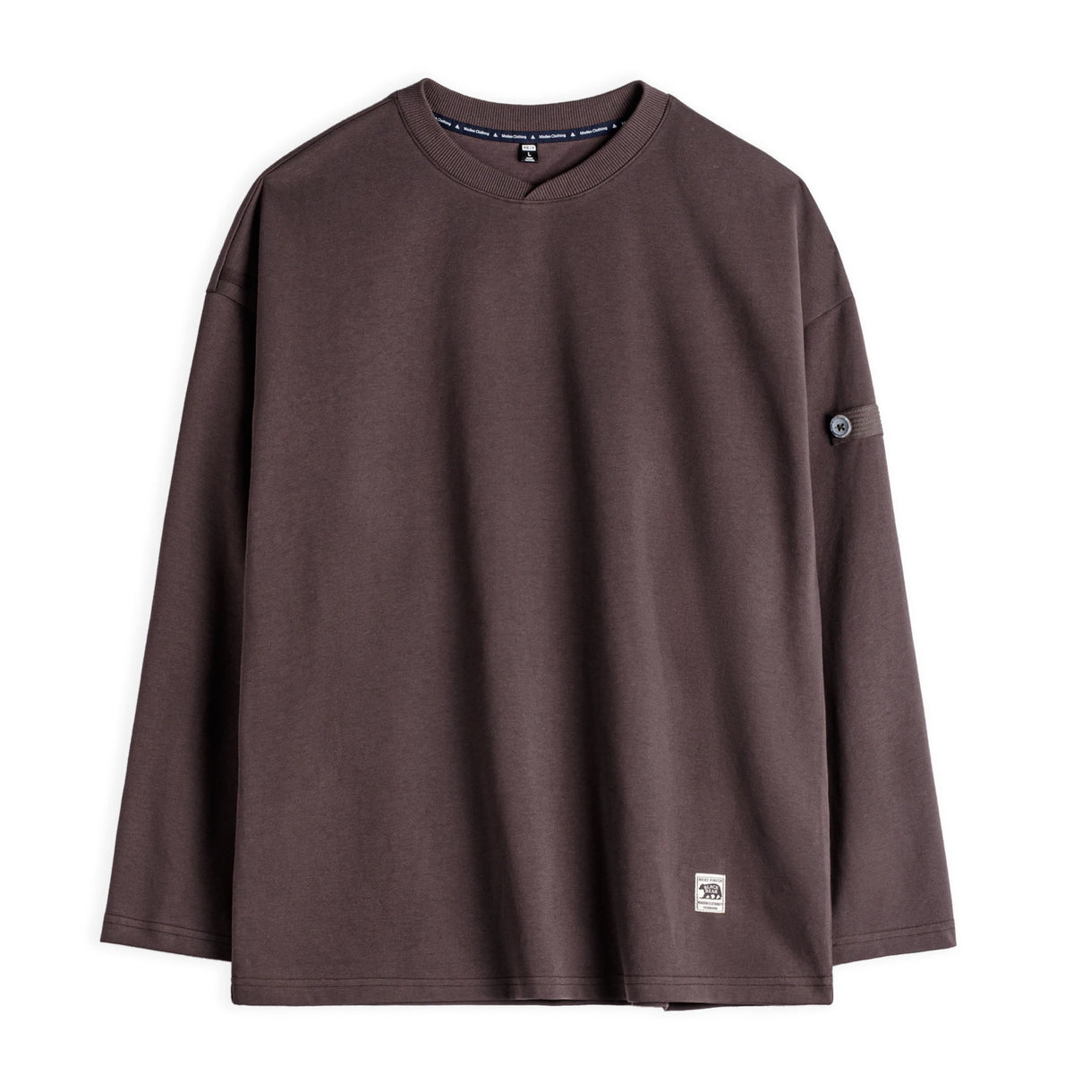 Men’s Heavyweight Knit V-Neck Long Sleeve T-Shirt