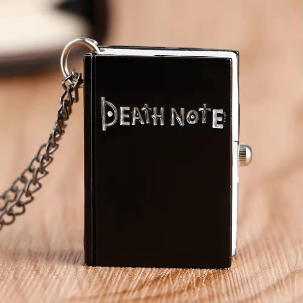 Anime Death Note Pocket Watch Necklace – Quartz Antique