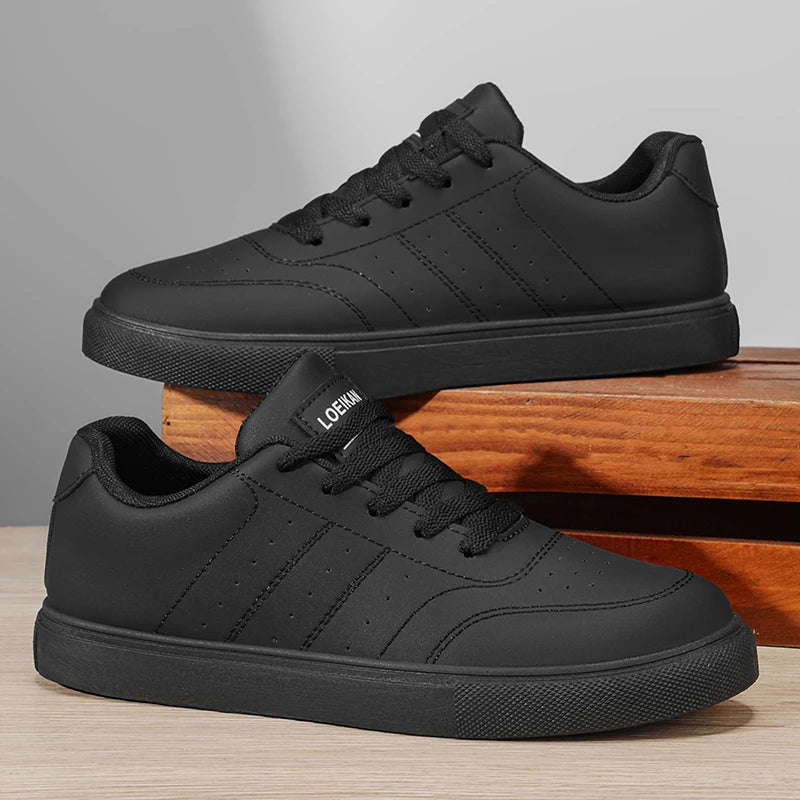 Men's Minimalist Casual Sneakers – Breathable Skate Shoes
