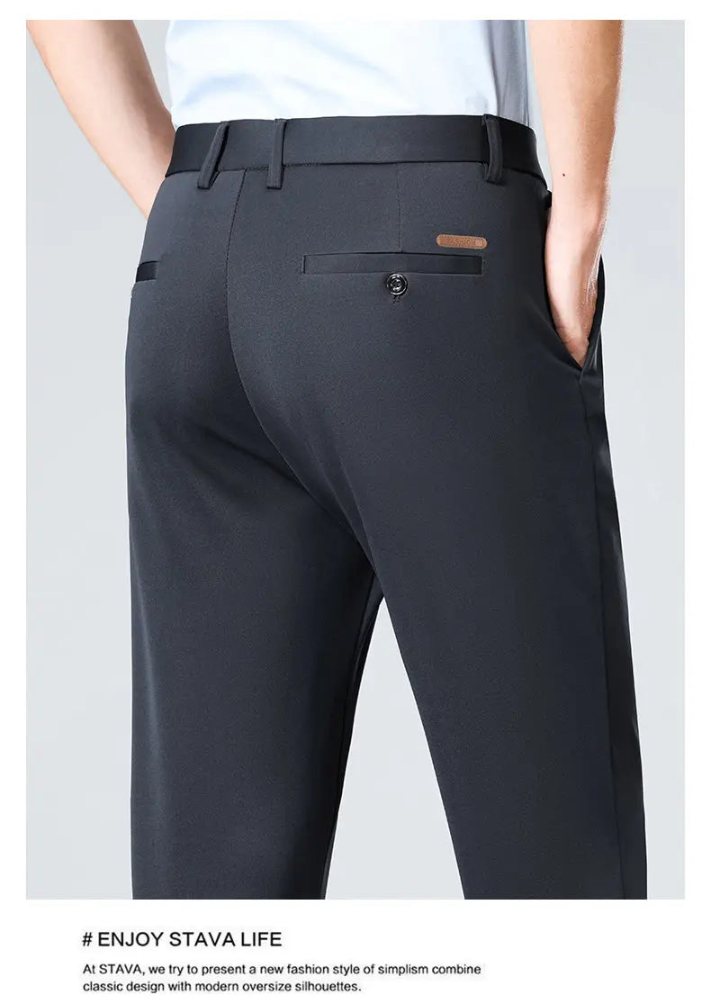 Dark grey Color Men’s Golf Pants Stretch Quick-Dry Lightweight Trousers