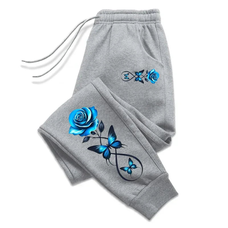 Women’s Casual Jogger Sweatpants With Elastic Waistband