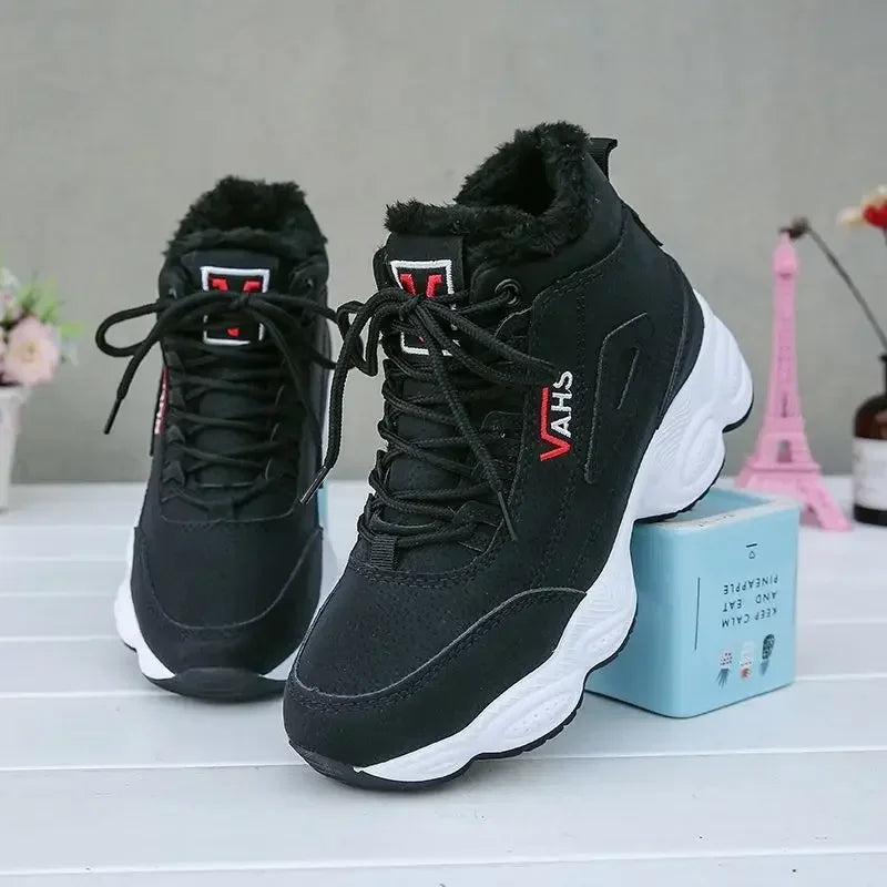Women’s Winter Cotton Sneakers Warm Thick Sole Casual