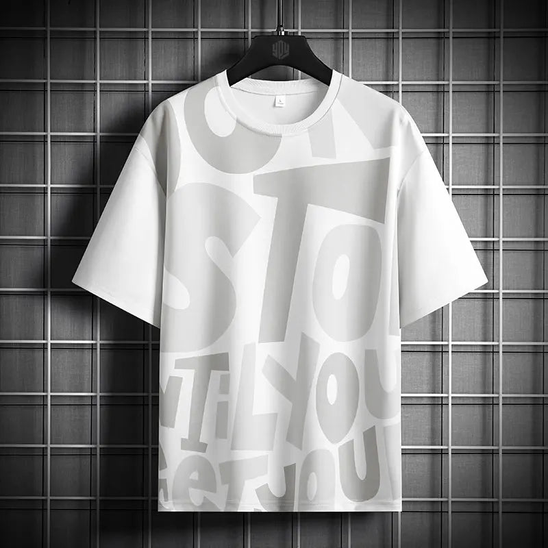 Men's Oversized Streetwear T-Shirt Casual Summer Top