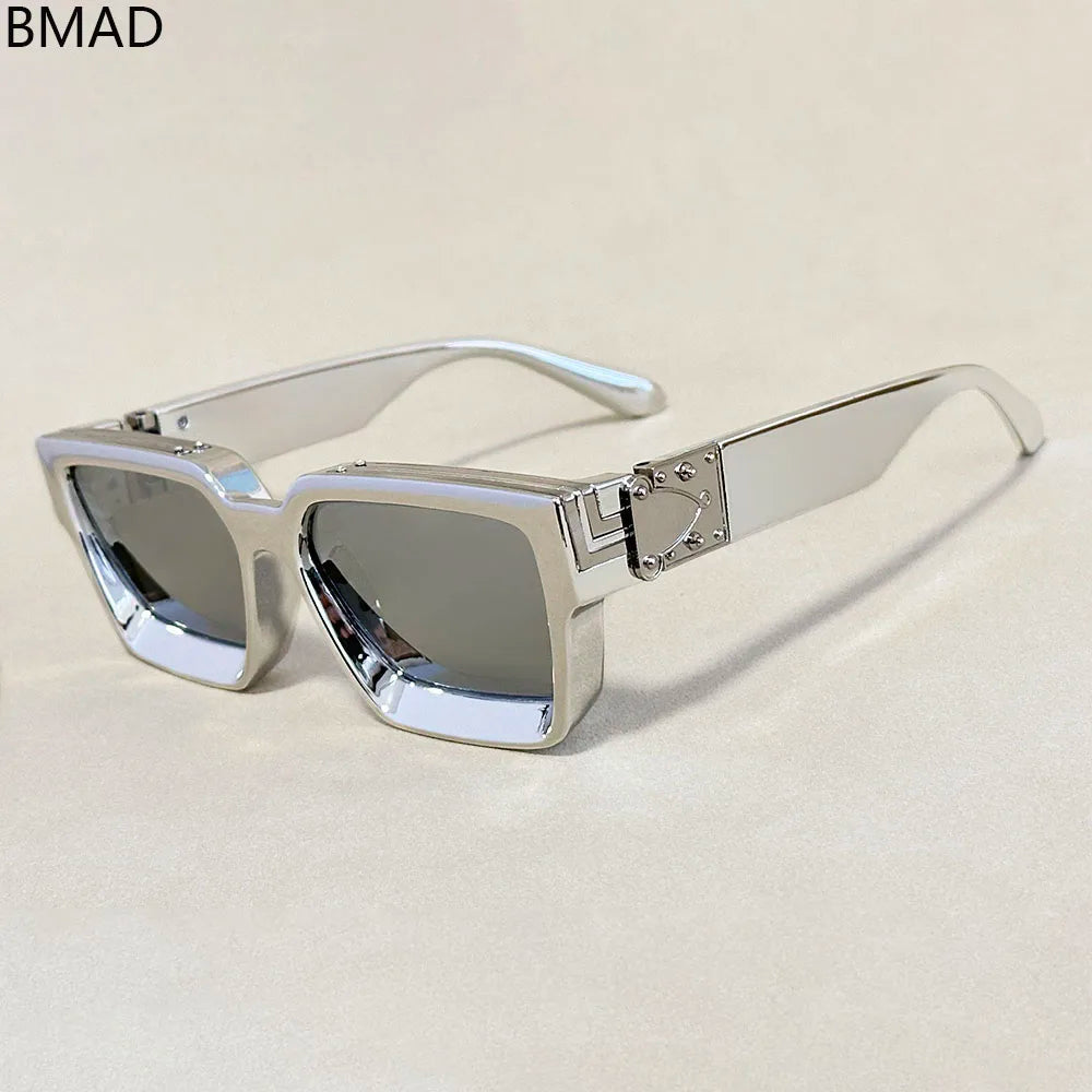 Men's Oversized Square Sunglasses UV400 Street Style