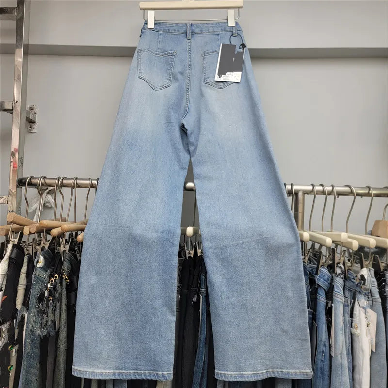 Women’s High Waist Wide Leg Denim Jeans