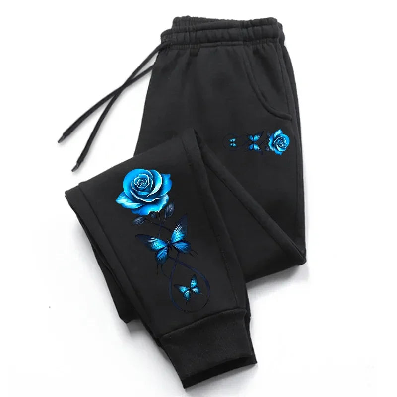 Women’s Casual Jogger Sweatpants With Elastic Waistband
